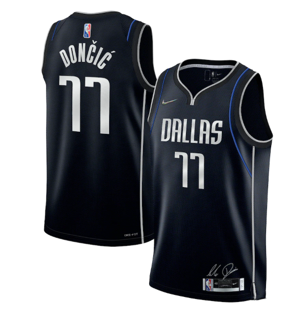 Youth Dallas Mavericks Active Player Custom Navy 75th Anniversary Stitched Basketball Jersey